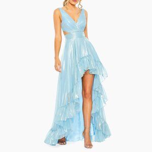Mac Duggal  Ieena High-Low Ruffle Gown Prom Formal